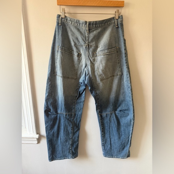 Nili Lotan Shon Mid-Rise Stretch Barrel Denim - Picture 6 of 13